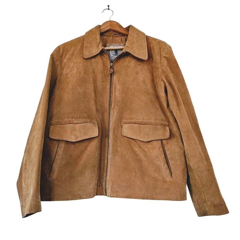 Men's Tan Suede Jacket